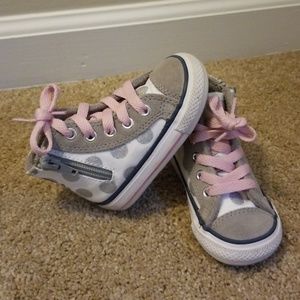 Converse Shoes - Grey and pink converse shoes Converse Shoes - Grey and pink converse shoes